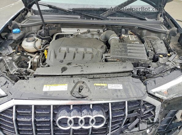 WA1DECF36L1124787 2020 AUDI Q3 Black Engine compartment view