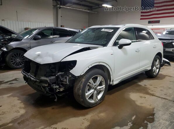 WA1DECF37P1107597 2023 AUDI Q3 White წინა მარცხენა ხედი სამი მეოთხედიდან