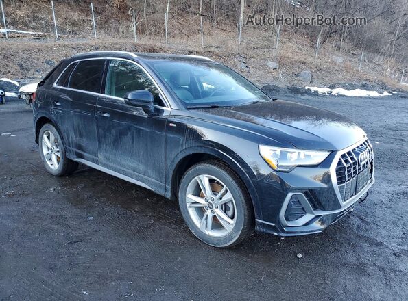 WA1DECF38M1115526 2021 AUDI Q3 Черный Передняя правая четверть