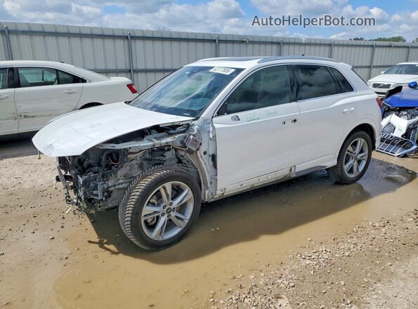 WA1DECF38M1142239 2021 AUDI Q3 White წინა მარცხენა ხედი სამი მეოთხედიდან