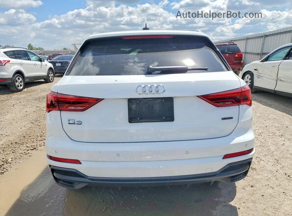 WA1DECF38M1142239 2021 AUDI Q3 White უკანა ხედი
