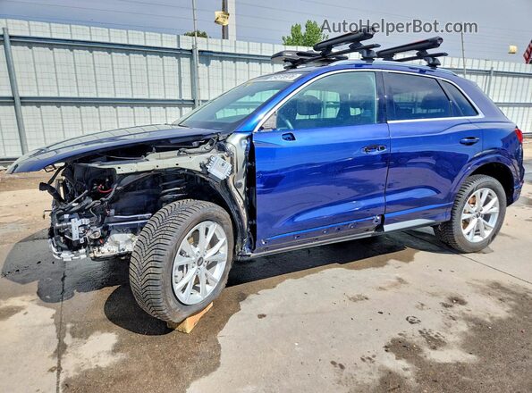 WA1DECF38R1021850 2024 AUDI Q3 Blue Front left