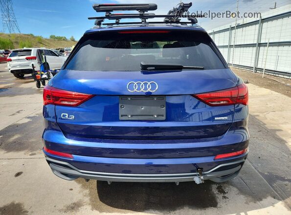 WA1DECF38R1021850 2024 AUDI Q3 Blue Rear view
