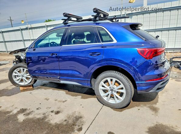 WA1DECF38R1021850 2024 AUDI Q3 Blue Rear left