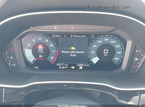 WA1DECF38R1200373 2024 AUDI Q3 White Widok tylnych siedzeń
