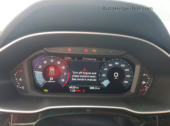 WA1DECF39S1100224 2025 AUDI Q3 Gray Vista del cuadro de instrumentos