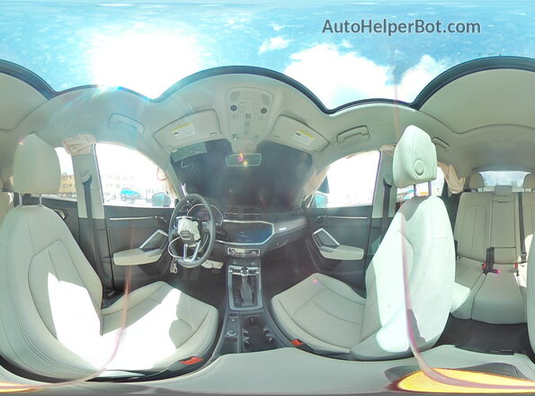WA1DECF39S1100224 2025 AUDI Q3 Gray Vista de la etiqueta del VIN
