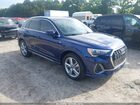 2022 Audi Q3 Premium 45 Tfsi S Line Quattro Tiptronic Blue vin: WA1DECF3XN1055573