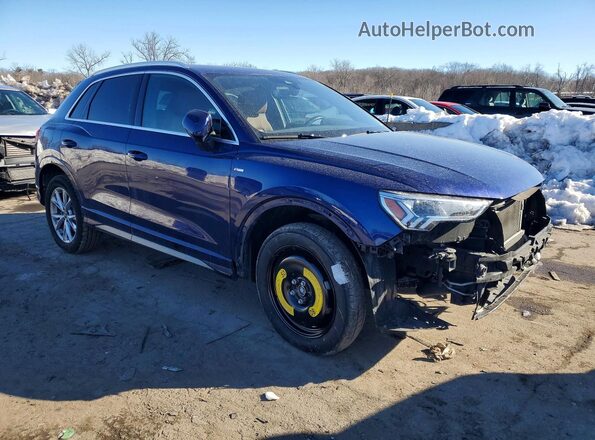 WA1DEDF34R1039560 2024 AUDI Q3 Синий Передняя правая четверть