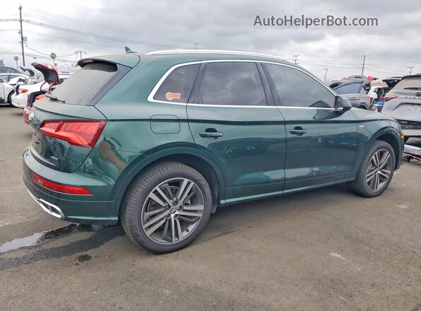 WA1E2AFY1L2093410 2020 AUDI Q5 Зеленый Задняя правая четверть