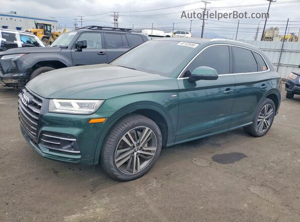WA1E2AFY1L2093410 2020 AUDI Q5 Зеленый Передняя левая четверть