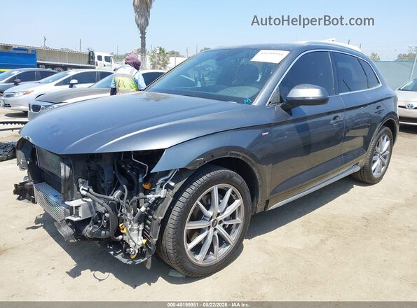 WA1E2AFY2N2015267 2022 AUDI Q5 Gray Przód lewy