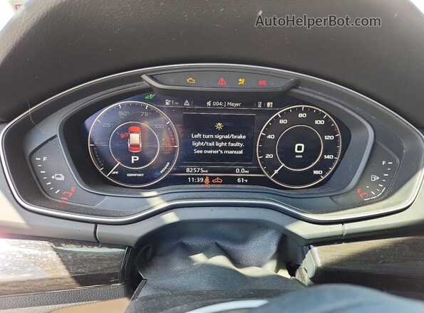 WA1E2AFY7L2043854 2020 AUDI Q5 Белый Вид щитка приборов