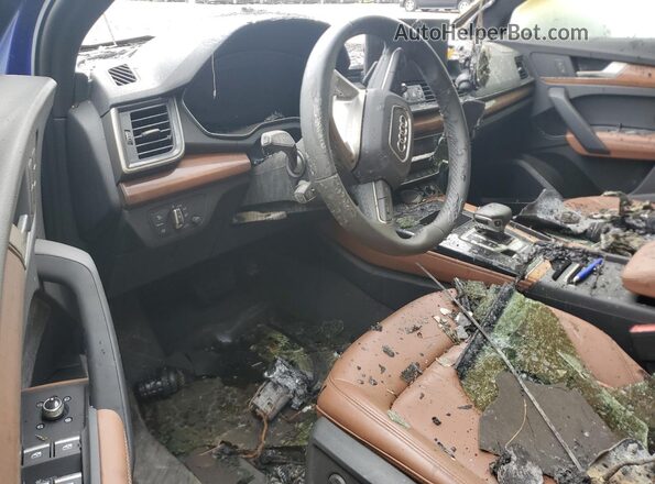 WA1E2AFY9M2135047 2021 AUDI Q5 Синий Вид панели приборов