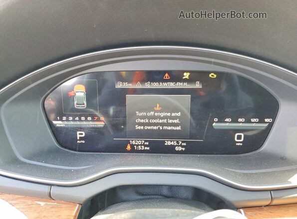 WA1EAAFY8P2173392 2023 AUDI Q5 Black Widok zestawu wskaźników