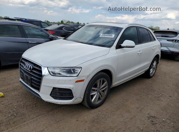 WA1ECCFS0HR002162 2017 AUDI Q3 White წინა მარცხენა ხედი სამი მეოთხედიდან