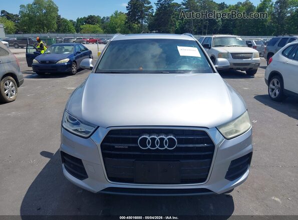 WA1ECCFS1HR006320 2017 AUDI Q3 Silver Vista del cuadro de instrumentos