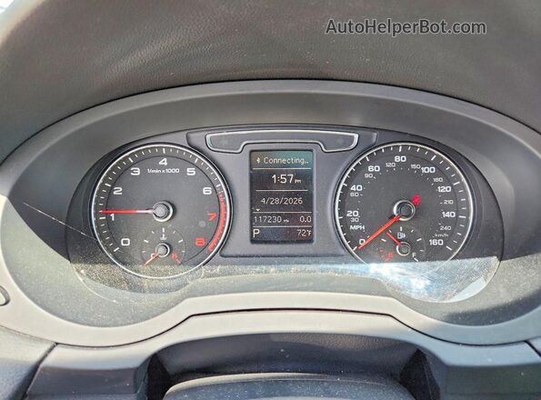 WA1ECCFS2HR015866 2017 AUDI Q3 Черный Вид щитка приборов