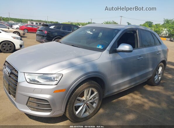 WA1ECCFS4HR008272 2017 AUDI Q3 Silver Front view