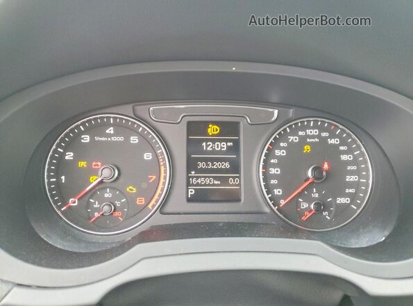 WA1ECCFS8HR014060 2017 AUDI Q3 White Vista del cuadro de instrumentos