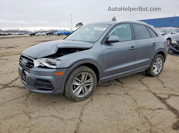 WA1ECCFS9HR006971 2017 AUDI Q3 Серый Передняя левая четверть