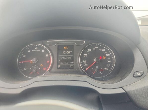 WA1ECCFS9JR003221 2018 AUDI Q3 White Widok zestawu wskaźników