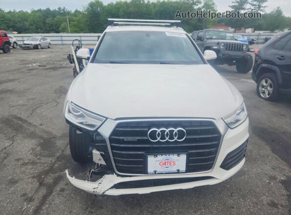 WA1ECCFS9JR003221 2018 AUDI Q3 White Widok z przodu