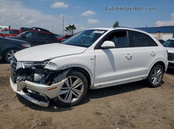 WA1ECCFS9JR009004 2018 AUDI Q3 White Vista tres cuartos delantera izquierda