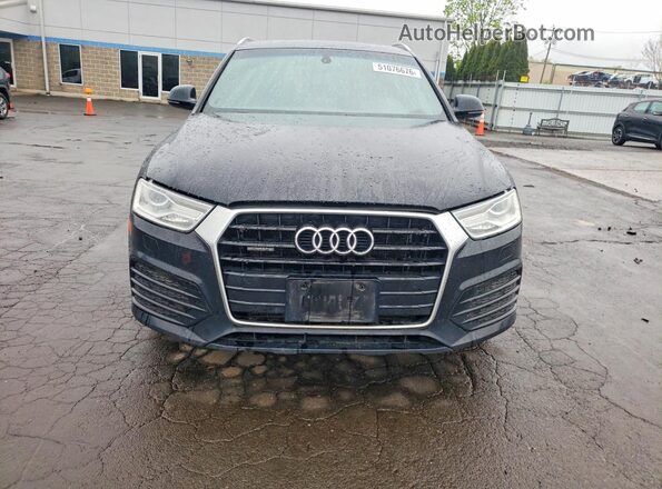 WA1ECCFSXJR018522 2018 AUDI Q3 Black წინა ხედი