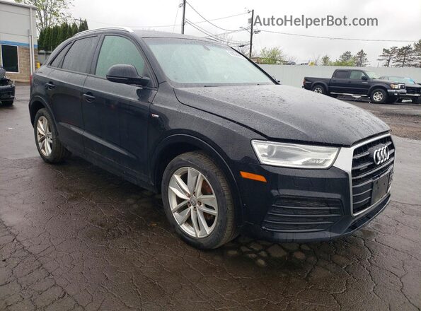 WA1ECCFSXJR018522 2018 AUDI Q3 Black წინა მარჯვენა