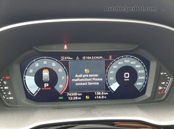 WA1EECF31R1087645 2024 AUDI Q3 Черный Вид щитка приборов