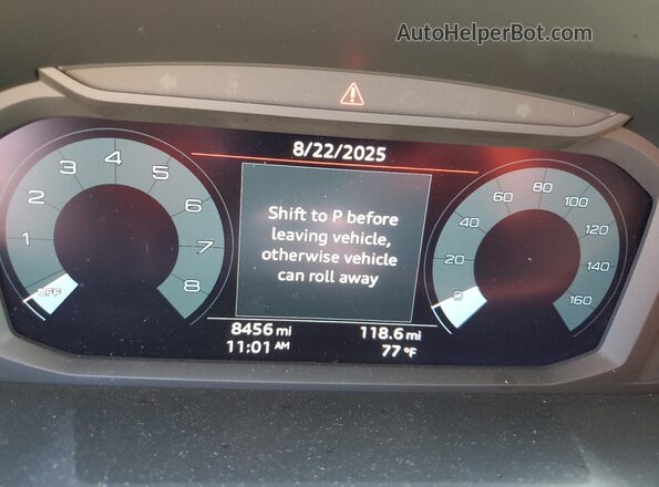 WA1EECF32R1174776 2024 AUDI Q3 Белый Вид щитка приборов