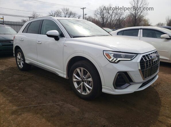 WA1EECF33S1073669 2025 AUDI Q3 Белый Передняя правая четверть