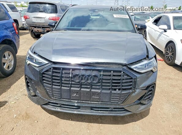 WA1EECF35S1084320 2025 AUDI Q3 Charcoal წინა ხედი