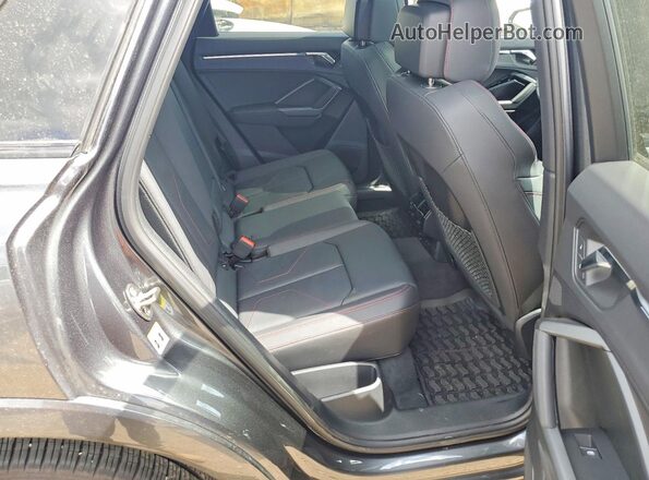 WA1EECF35S1084320 2025 AUDI Q3 Charcoal უკანა სავარძლების ხედი