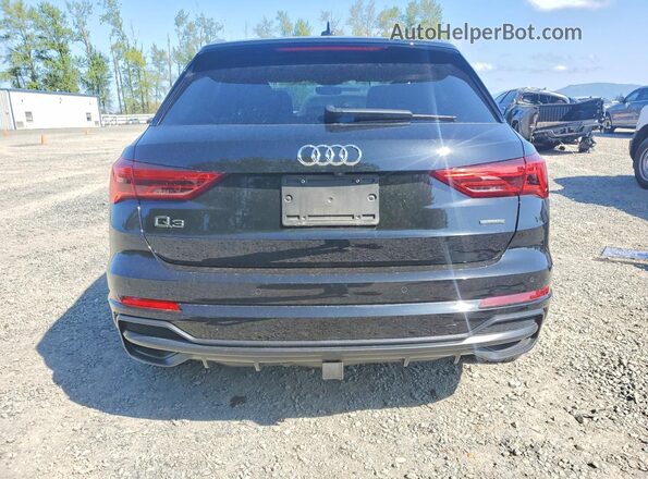 WA1EECF36M1076763 2021 AUDI Q3 Black Հետևի տեսք