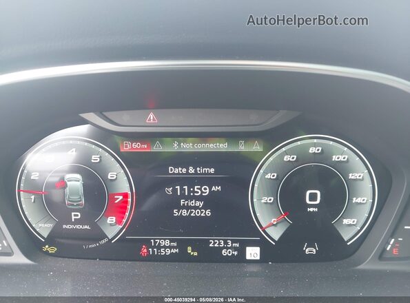 WA1EECF36S1111511 2025 AUDI Q3 Серый Вид задних сидений