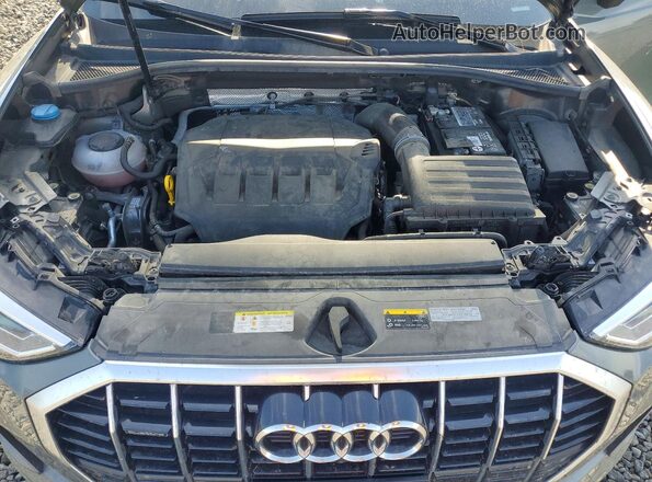 WA1EECF37N1072206 2022 AUDI Q3 Gray Vista del compartimento del motor