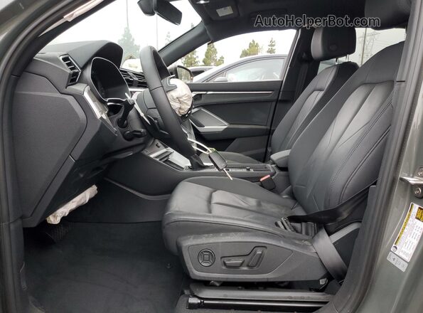 WA1EECF37S1007299 2025 AUDI Q3 Gray წინა სალონის ხედი