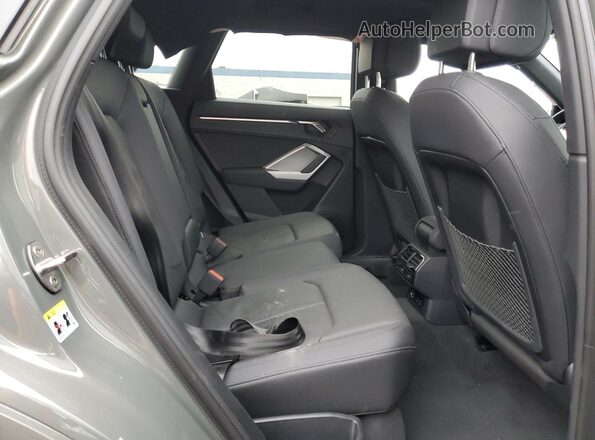 WA1EECF37S1007299 2025 AUDI Q3 Gray უკანა სავარძლების ხედი