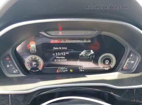WA1EECF39P1065891 2023 AUDI Q3 Black ხელსაწყოთა პანელის ხედი