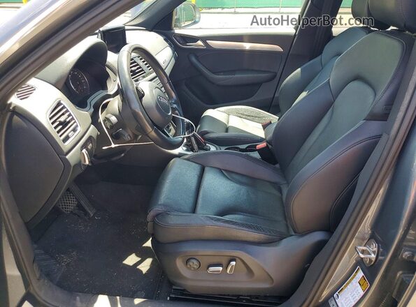 WA1EFCFS2GR012570 2016 AUDI Q3 Gray წინა სალონის ხედი