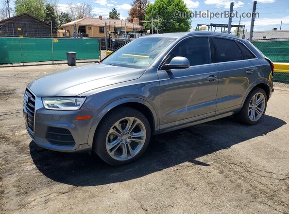 WA1EFCFS2GR012570 2016 AUDI Q3 Gray წინა მარცხენა ხედი სამი მეოთხედიდან