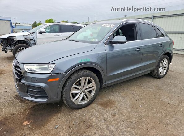 WA1EFCFS3GR016823 2016 AUDI Q3 Gray წინა მარცხენა ხედი სამი მეოთხედიდან