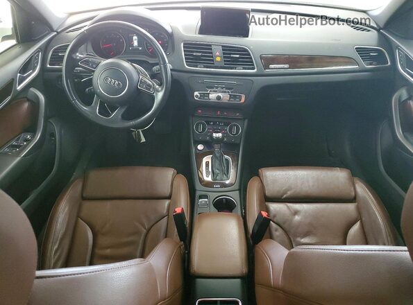 WA1EFCFS5GR025023 2016 AUDI Q3 White Widok deski rozdzielczej