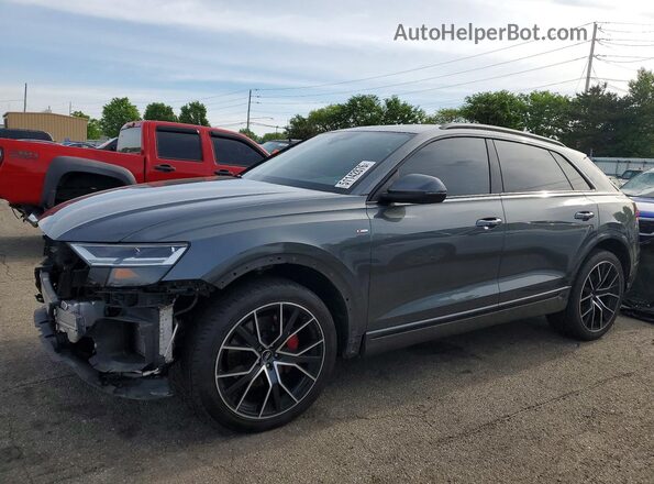 WA1EVAF10KD030666 2019 AUDI Q8 Gray Przód lewy