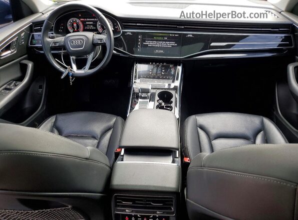 WA1EVAF10LD018020 2020 AUDI Q8 Black წინა პანელის ხედი