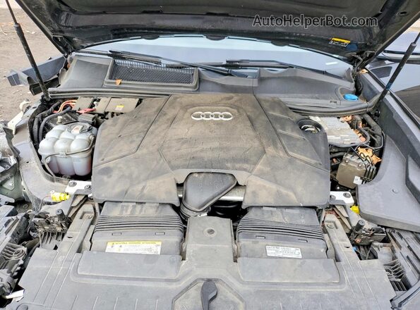 WA1EVAF10LD018020 2020 AUDI Q8 Black ძრავის განყოფილების ხედი