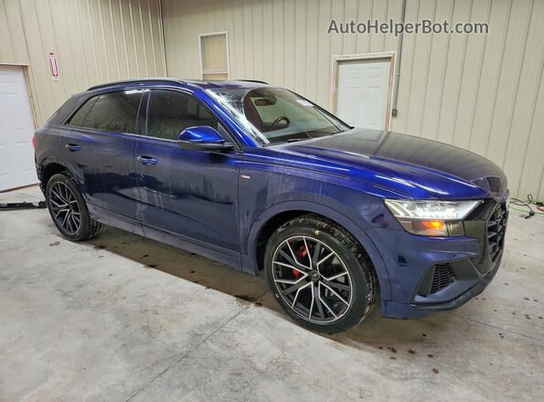 WA1EVAF11MD019758 2021 AUDI Q8 Blue Przód prawy