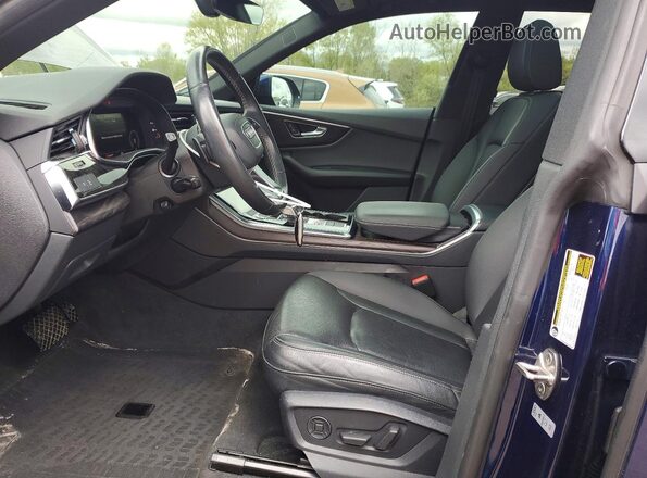 WA1EVAF12MD032194 2021 AUDI Q8 Blue Widok wnętrza z przodu